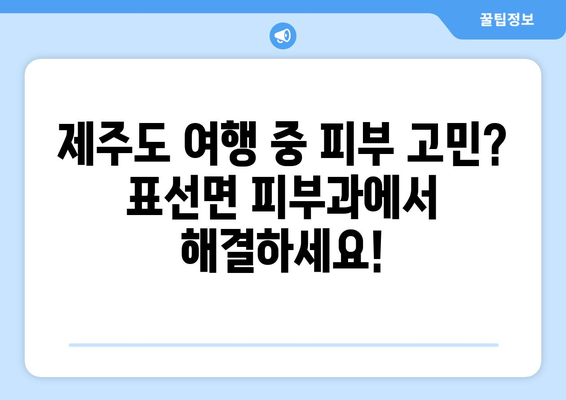 제주도 서귀포시 표선면 피부과 추천| 꼼꼼하게 비교 분석한 베스트 5 | 피부과, 추천, 서귀포, 표선면, 제주도